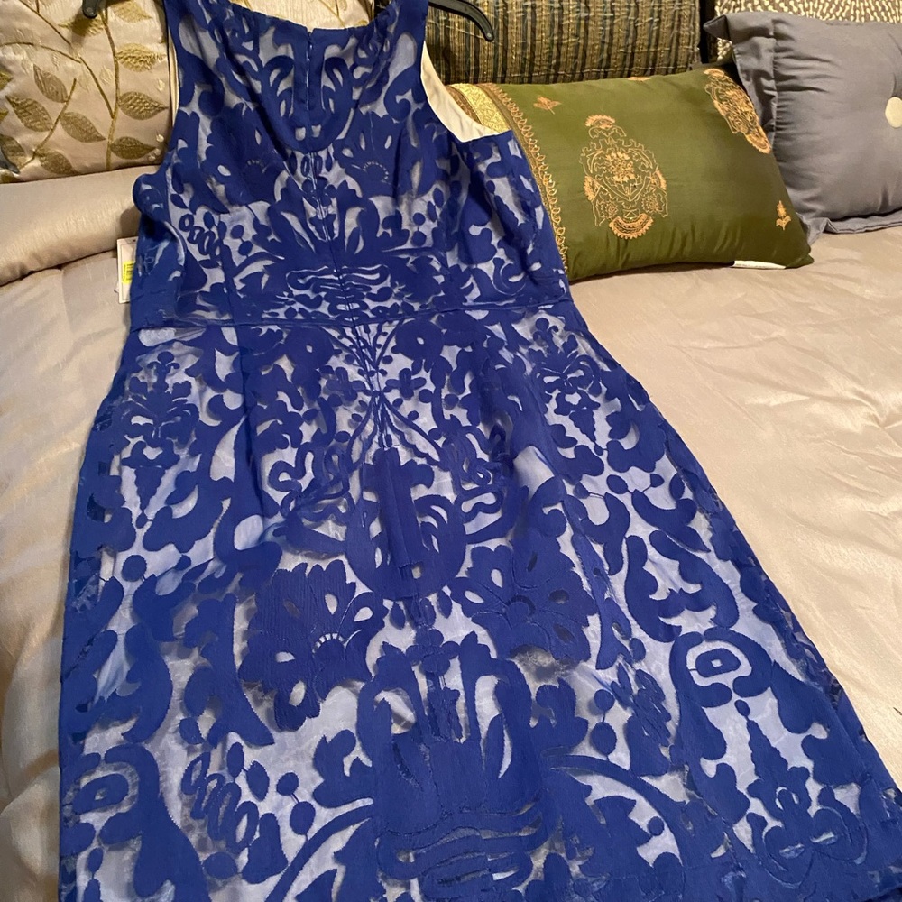 Cobalt blue dress